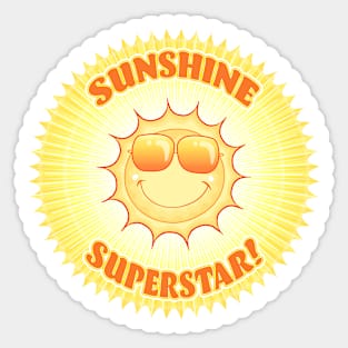 Sunshine Superstar Sticker